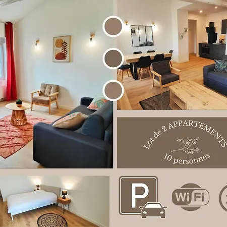 2 En 1, 10 Pers, Parking, Wifi Clermont-Ferrand